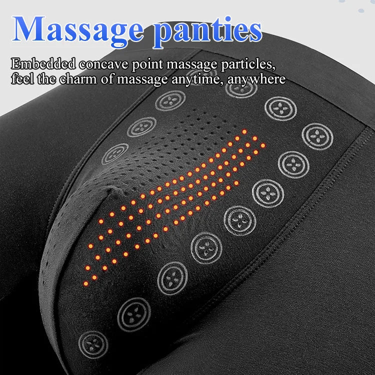 Men's Negative Ion Black Technology Massage Panties