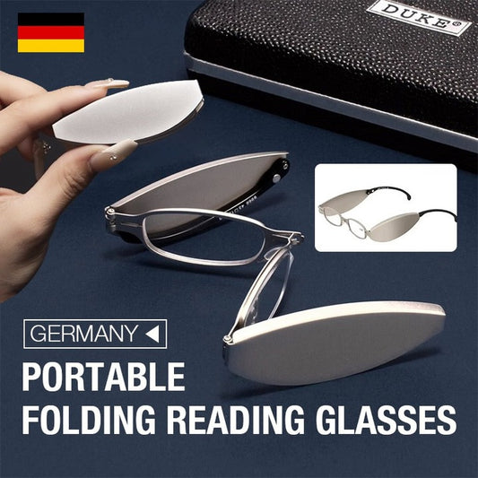 [Two-year warranty]-2023 Indian portable micro folding glasses, no glasses case required