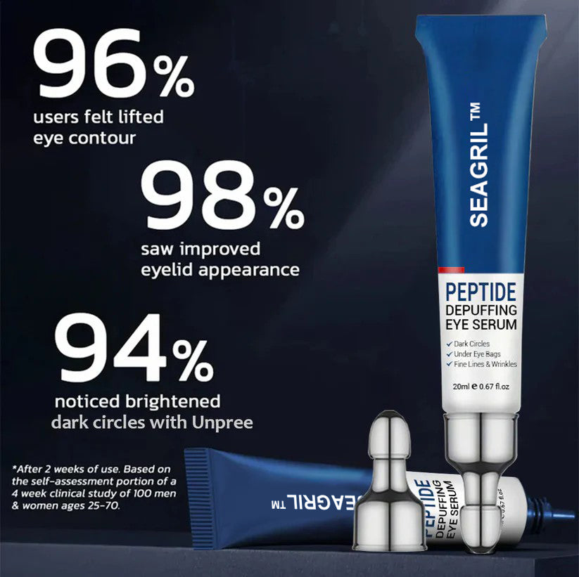 Early Father's Day Promotion 🔥 Seagril™ PEPTIDE Depuffing Eye Serum 🔥 LAST DAY SALE 80% OFF 🔥