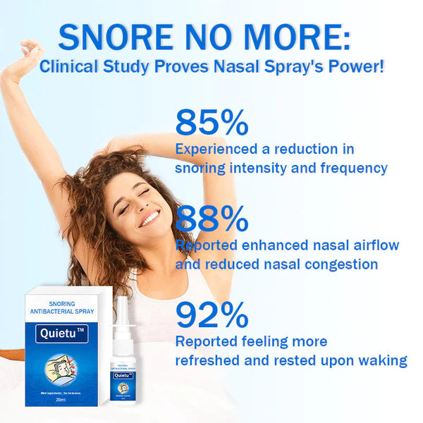 Quietu™ Snoring Antibacterial Nasal Spray