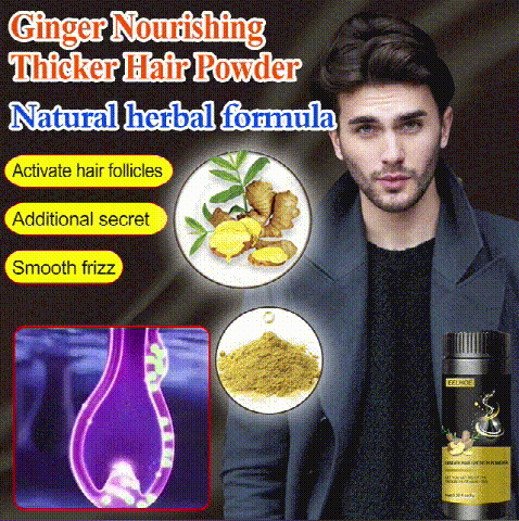Ginger Nourishing Thicker Hair Powder【HOT SALE-48%OFF🔥】