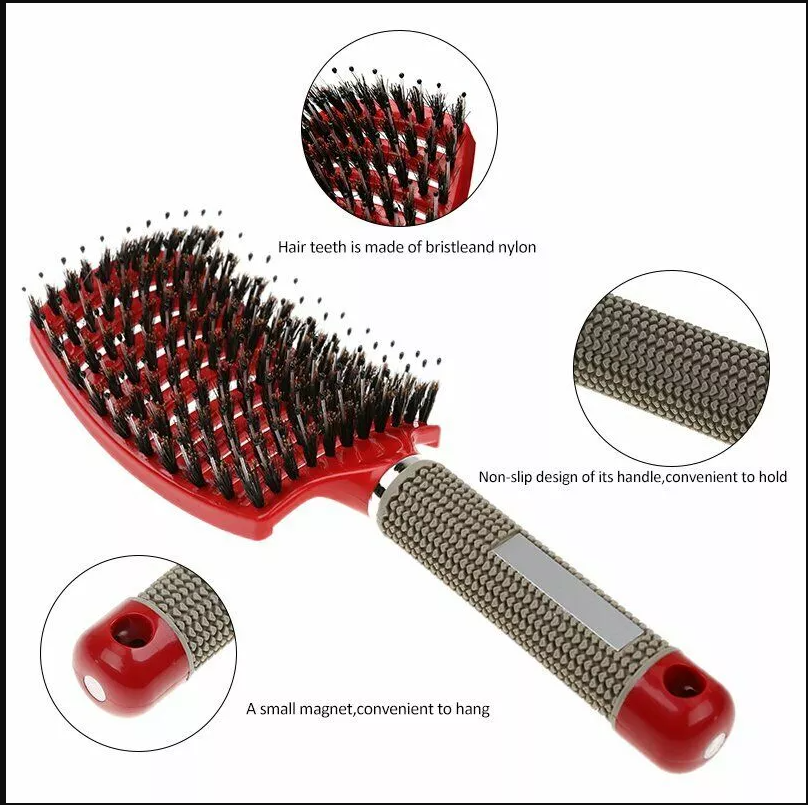 DETANGLER BRISTLE NYLON HAIRBRUSH 🔥【3 Day Delivery&Cash on delivery-HOT SALE-49%OFF🔥🔥🔥】