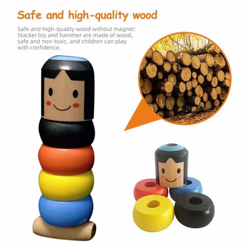 (💥New Year Sale💥- 40% OFF)UNBREAKABLE WOODEN MAN MAGIC TOY