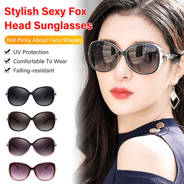 Stylish Sexy Fox Head Sunglasses[]【Famous Italian brand】Clearance price, cash on delivery.