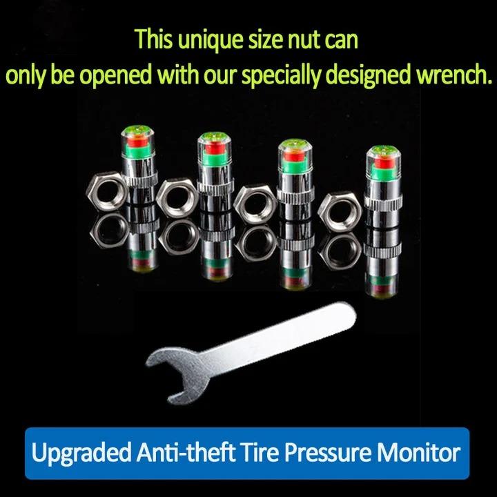 SUITABLE FOR ALL TYPES OF VEHICLES - TIRE PRESSURE MONITOR 3 COLOR EYE ALERT