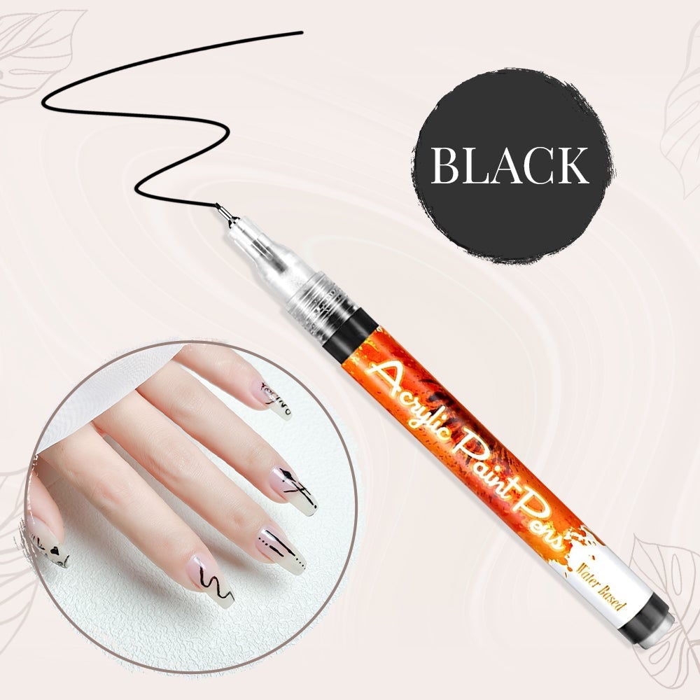 Ultra Thin Curve Manicure Felt Pen【INCOD + Local Stock (Express 3 Day Delivery)】