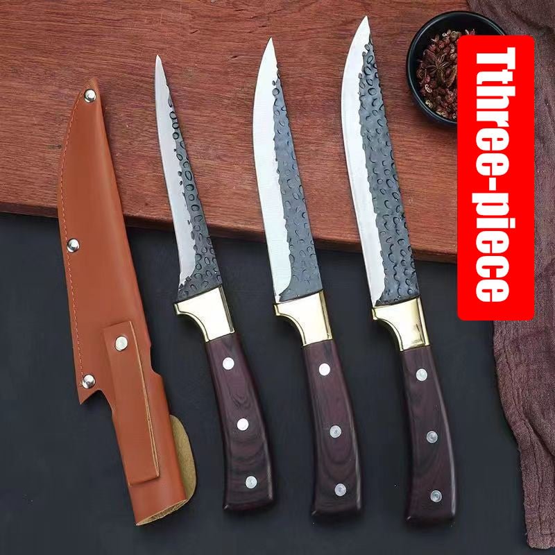 Premium Damascus Steel Butchering Knife for Cutting Vegetables and Meat