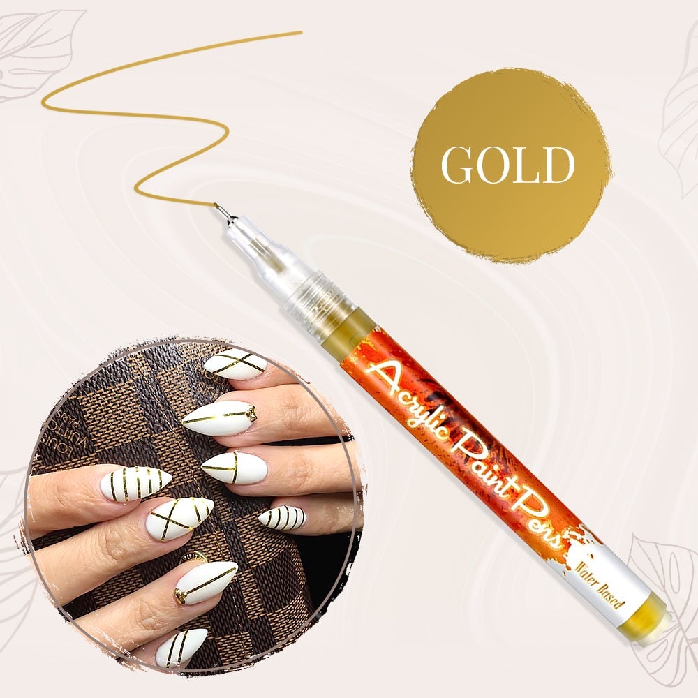 Ultra Thin Curve Manicure Felt Pen【INCOD + Local Stock (Express 3 Day Delivery)】