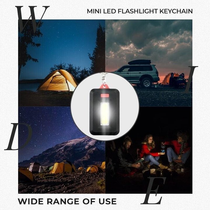 🎁Mini LED Flashlight Keychain【INCOD + Local Stock (Express 3 Day Delivery)】