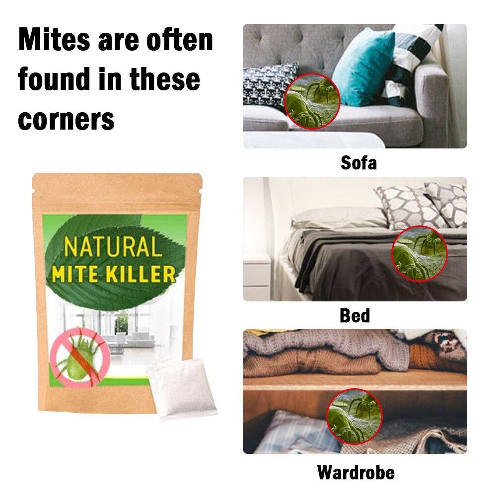 Natural Dust Mites Killer For Bed Pillow Sheet Couch (10pcs/Pack)