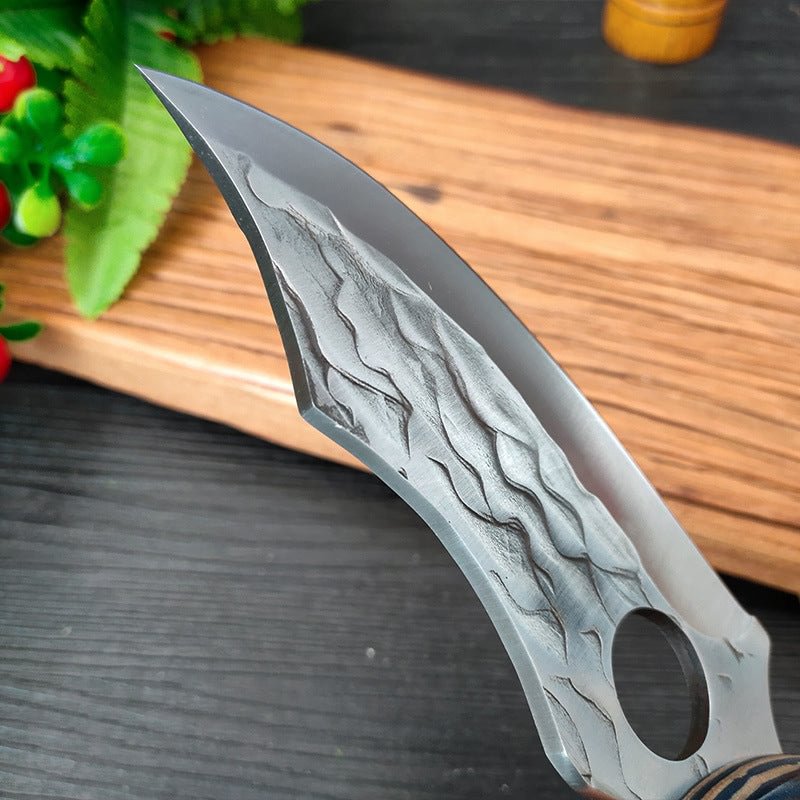 Hand Forged Stainless Steel Knife Kitchen Butcher Knife Fruit Knife